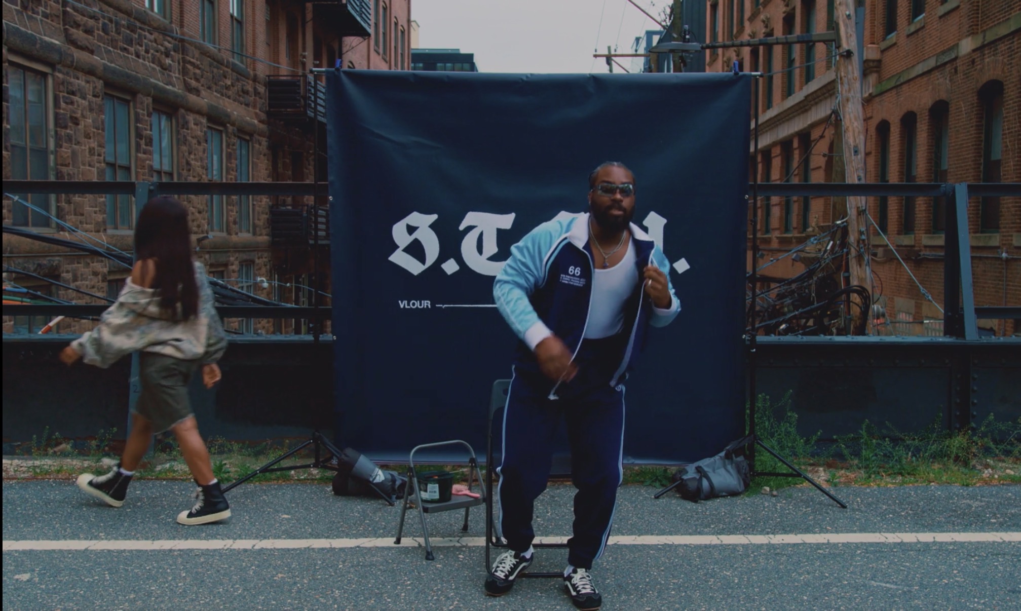 Vlour - Sergio Tacchini tracksuit, standing open jacket